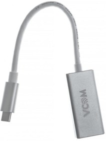 Фото 1/7 Кабель-адаптер USB 3.1 Type-Cm DP/f/ 3840x216060Hz, 10Gbps, Aluminum Shell, 0,15m CU422M