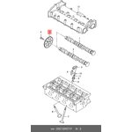 03C109571F, Звездочка распредвала EX Z=36 VAG: 1.2, 1.4TSI ...