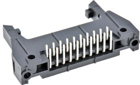 Фото 1/5 N3428-5302RB, Pin Header, длинная защелка, Wire-to-Board, 2.54 мм, 2 ряд(-ов), 20 контакт(-ов)