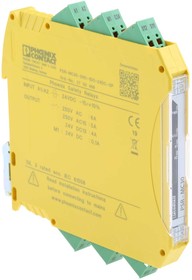 Фото 1/3 2700499, Dual-Channel Emergency Stop, Safety Switch/Interlock Safety Relay, 24V dc, 2 Safety Contacts