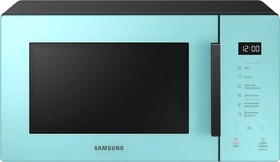 Фото 1/10 Микроволновая печь Samsung MG23T5018AN/BW, 800Вт, 23л., мятный/черный