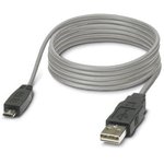 2701626, USB Cables / IEEE 1394 Cables CAB-USB A/ MICRO USB B/2,0M