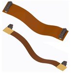 10170897-D040010LF,FFC / FPC Cable, 40 Core, 0.5 mm, Same Sided Contacts ...