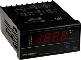 TP3-PP4, пятикан. цифр индикатор темп 96x48мм 5хPt100 220VAC