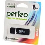 PERFEO PF-C08B008 USB 3.0 8GB черный BL1, Носитель информации