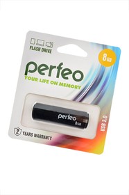 PERFEO PF-C05B008 USB 8GB черный BL1, Носитель информации