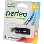 PERFEO PF-C06B016 USB 16GB черный BL1, Носитель информации