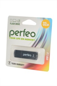 PERFEO PF-C09B032 USB 32GB черный BL1, Носитель информации