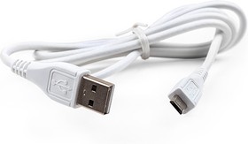 Фото 1/2 ROBITON P1 USB A - MicroUSB, 1м белый PK1, Кабель USB