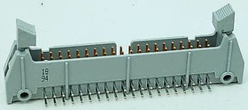 Фото 1/2 N3431-5202RB, 3000 Series Right Angle Through Hole PCB Header, 34 Contact(s), 2.54mm Pitch, 2 Row(s), Shrouded