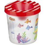 Емкость для воды №1 School ColorPics cтакан-непроливайка (стакан+крышка)