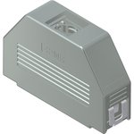 16-001790, 16 Series ABS D Sub Backshell, 50 Way, Strain Relief