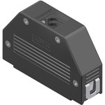 16-001850, 16 Series ABS D Sub Backshell, 50 Way, Strain Relief