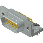 163A17529X, 9 Way Right Angle Through Hole D-sub Connector Plug, 2.74mm Pitch ...