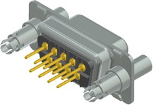 164A16669X, 9 Way Through Hole D-sub Connector Socket, 2.74mm Pitch, with 4-40 UNC