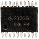 AZ75232GTR-G1, 120Kbit/s transceiver 3/5 TSSOP20 RS232 ICs ROHS, Микросхема