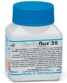 Cu-Roflux 39, Флюс для пайки мягким припоем, флакон 100гр