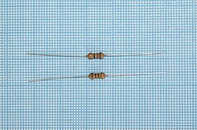 Резистор углеродистый CF-25 (С1-4) 0.25 Вт, 2.4 Ом, 5%, Р 2,4 \ 0,250\AXI 2,3x 6,2\ 5\CF\2L\CFR\
