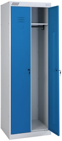 Фото 1/2 Шкаф металлический для одежды ШРК-22-600, двухсекционный, 1850х600х500 мм, 30 кг, разборный