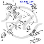 HR821164, Опора двигателя