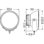 1F8 007 560-721, Дополнительная фара дальнего света Luminator Xenon (Hella)