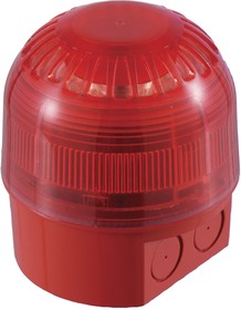 Фото 1/2 PSC-0029, Red Sounder Beacon, 17 → 60 V dc, IP65, 106dB at 1 Metre