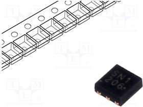 SSM6K504NU, Транзистор: N-MOSFET; полевой; 30В; 9А; Idm: 18А; 1,25Вт; uDFN6