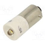 1860245L3, Индикат.лампа: LED; BA9S,T10; белый теплый; пластик; 28ВAC; 28ВDC