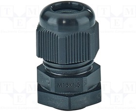 ASS-16, Cable gland; M16; 1.5; IP66,IP67; polyamide; black
