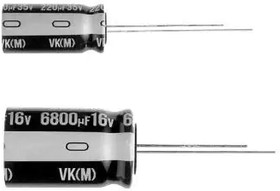 UVK2E100MPD, Aluminum Electrolytic Capacitors - Radial Leaded 250volts 10uF 10x12.5 '20% 5LS