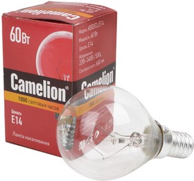 Camelion 60/D/CL/E14, Лампа