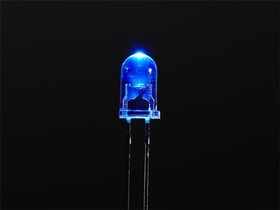 301, Adafruit Accessories Super Bright Blue 5mm LED 25 Pack