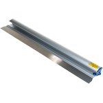 Шпатель-правило 800 мм из нержавеющей стали с алюминиевой ручкой /Р/ 020613-080