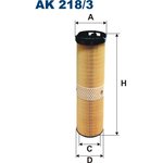 AK2183, LX816/5 Фильтр возд._MB W211 270-320CDI 02- бачонок