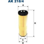 AK2184, LX1020 Фильтр возд._MB W203 220CDI 02-