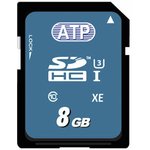 AF8GSD3A-WAAXX, 8 GB Industrial SDHC SD Card, Class 10, UHS-1 U1