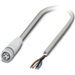 1406849, Female 4 way M8 to Sensor Actuator Cable, 10m