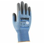 6008106, Phynomic C5 Blue Elastane Cut Resistant Work Gloves, Size 6, XS, Aqua-Polymer Foam Coating