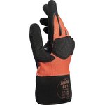 851 7, KRYTECH 851 Orange HPPE Cut Resistant Work Gloves, Size 7, Small ...