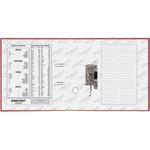 Папка-регистратор с арочным механизмом, покрытие из пвх, 50 мм, красная 225754
