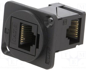 CP30252, Соединитель; FT; Кат: 6; Конф: 8p8c; гнездо RJ45,с обеих сторон