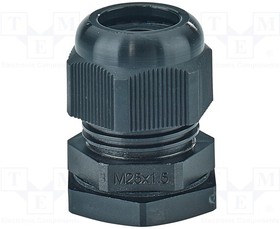 ASS-25, Cable gland; M25; 1.5; IP66,IP67; polyamide; black
