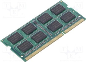 GR3S8G160D8L, DRAM memory; DDR3 SODIMM; 8GB; 1600MHz; 1.35?1.5VDC; industrial