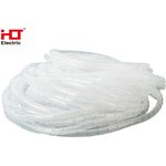 084-02-01, Лента спиральная монтажная пластиковая ЛСМ-06 белый (уп/10м) HLT