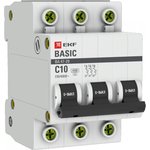 mcb4729-3-10C, Circuit breaker VA 47-29, 3P 10A (C) 4.5kA