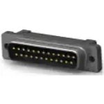 D-Sub plug, 25 pole, standard, equipped, straight, IDC connection, 1658613-2