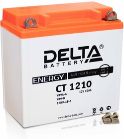 CT1210, Аккумулятор свинцовый 12B-10Ач 137х77х135 (для мототехники)
