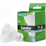 Camelion LED5-GU10/845/GU10 5Вт 4500K BL1, Лампа светодиодная