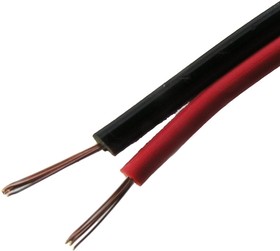 2x0.16 CU+CCA R/B, Акустический кабель , 2x0.16 мм, CU+CCA, красно-чёрный