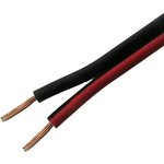 2x0.35 CU+CCA R/B, Акустический кабель , 2x0.35 мм, CU+CCA, красно-чёрный